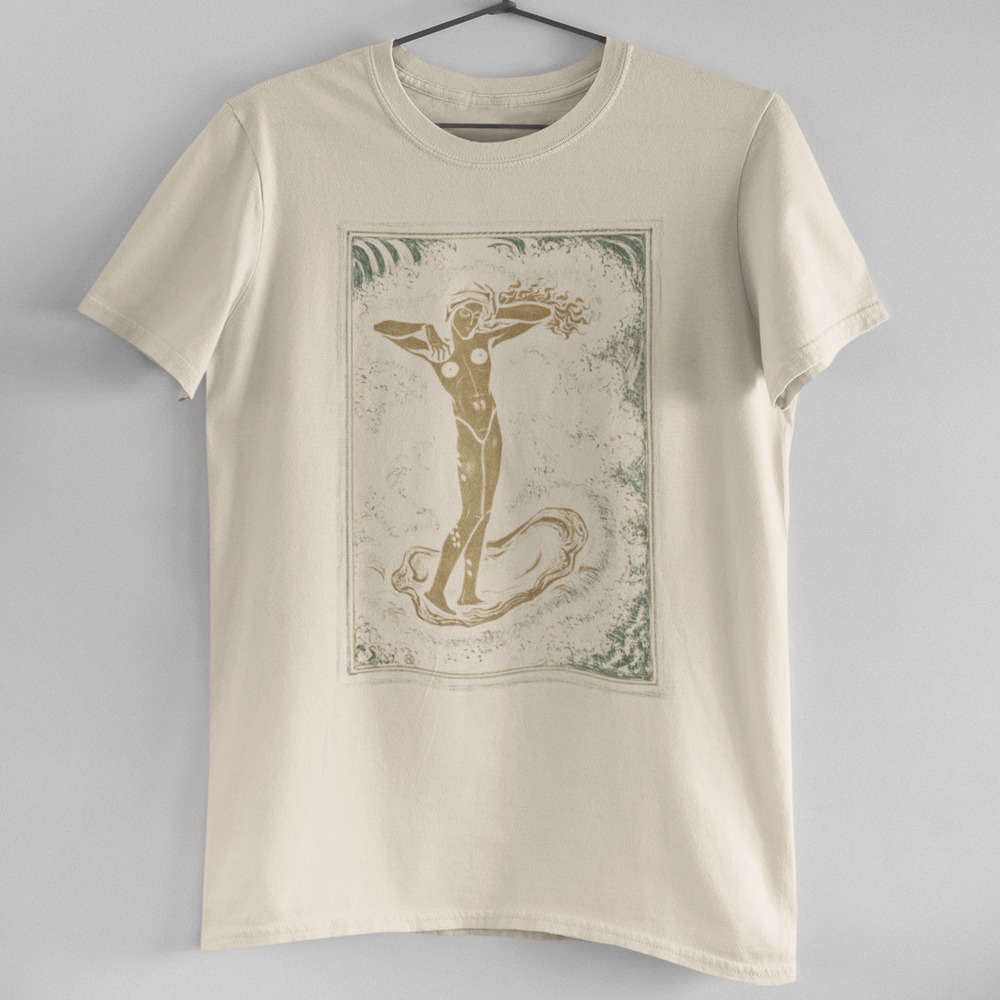 Vintage Venus Standing on Shell  Tee